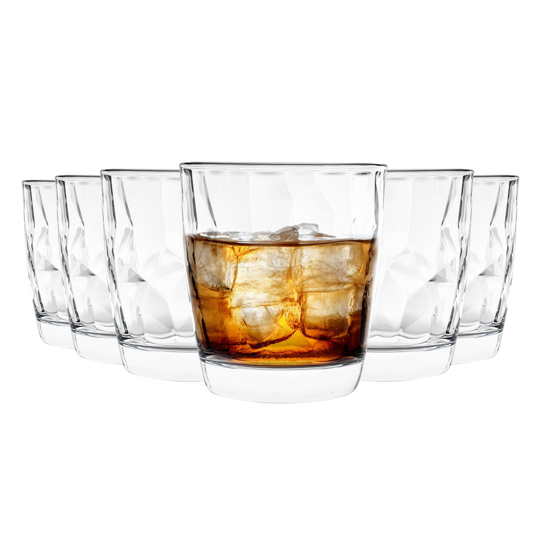 Bormioli Rocco Diamond Water Glasses - 300ml Clear 24